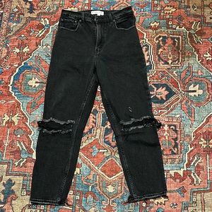 Abercrombie Curve Love High Rise Mom Jeans